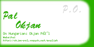 pal okjan business card